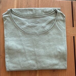 All Saints Figure Tee, Color Sage Green, Men's Shirt